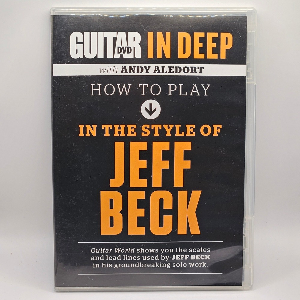 Guitar World In Deep DVD Andy Aledort How To Play Jeff Beck Style Instructional